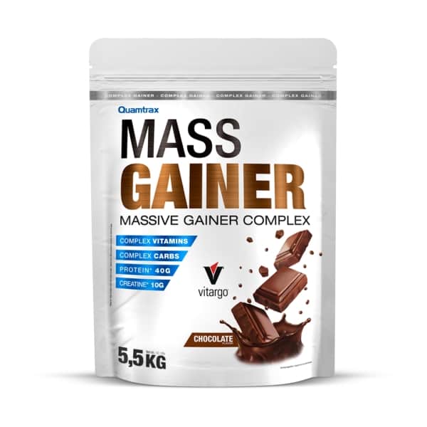 Quamtrax Mass Gainer - Volume muscular
O alto teor de Vitargo™ permite um for